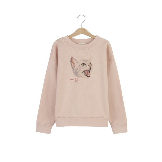 salmon kitten - sweater