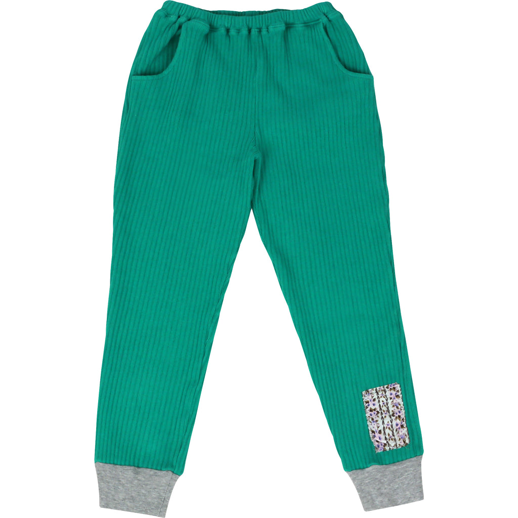green patch - pants