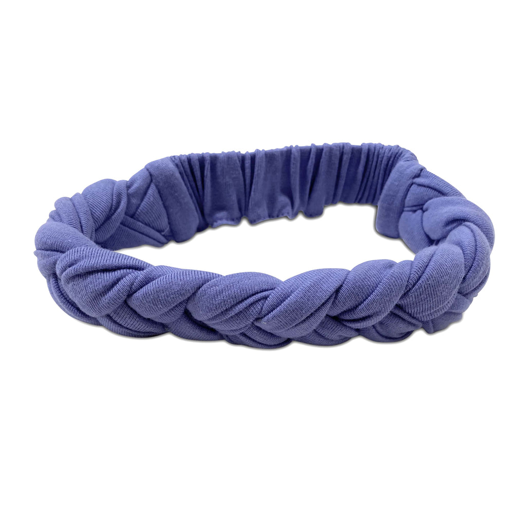 braided periwinkle  - headband