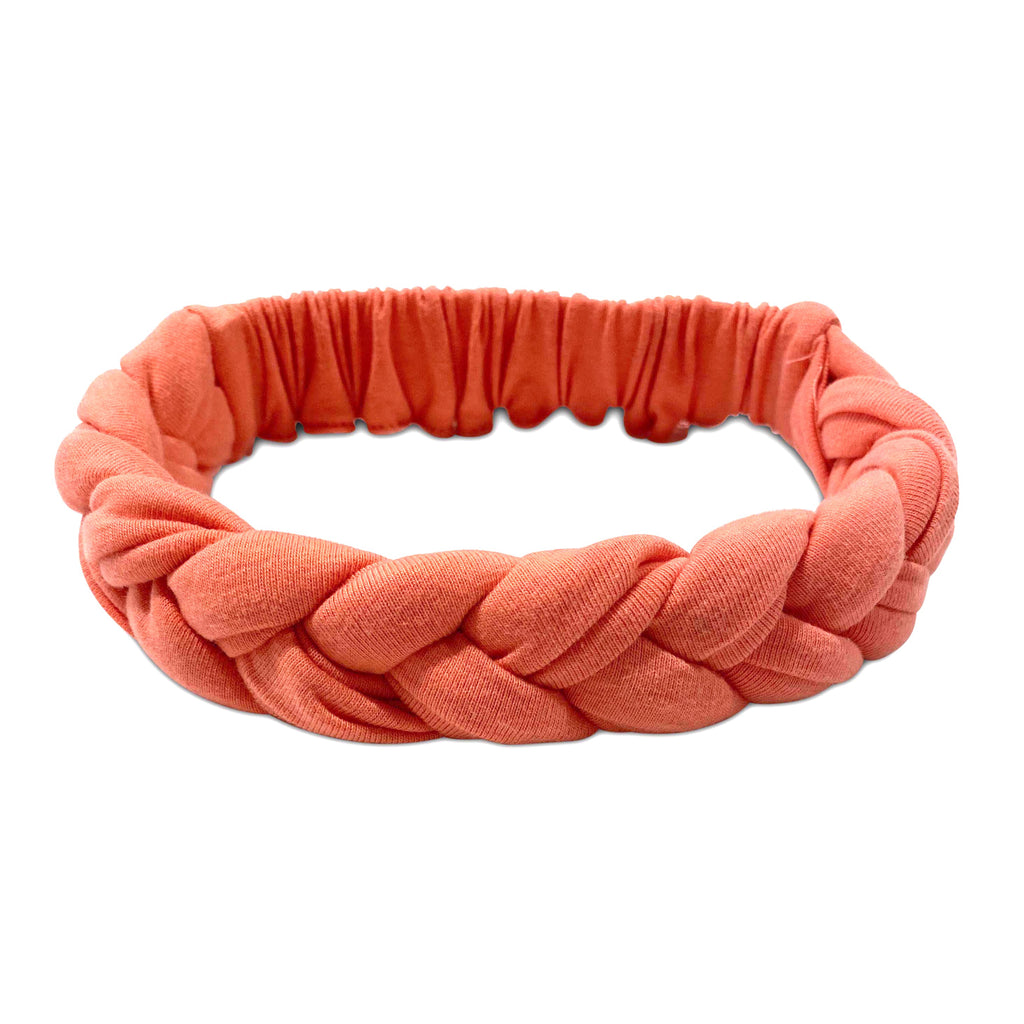 braided persimmon - headband