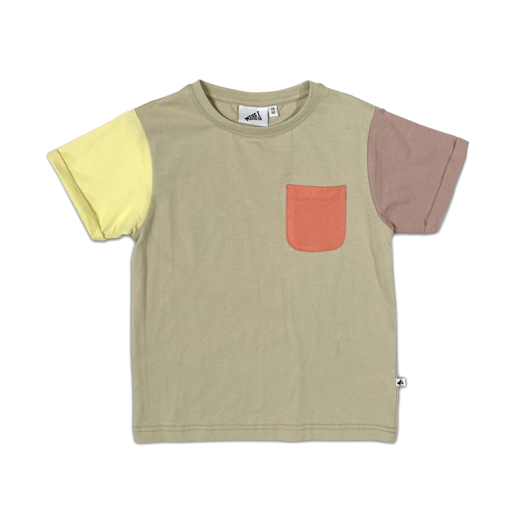 color block alfalfa - t-shirt