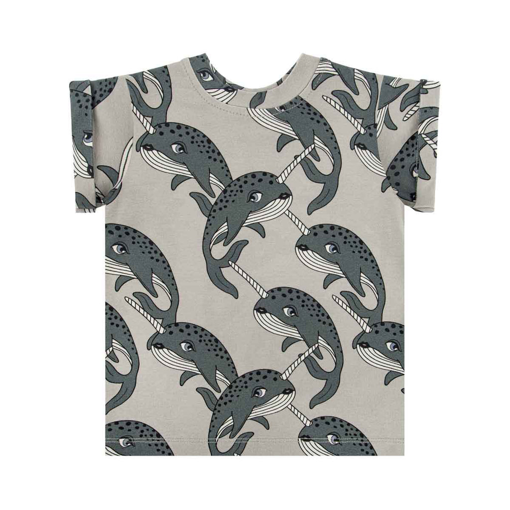 narwhal grey - t-shirt