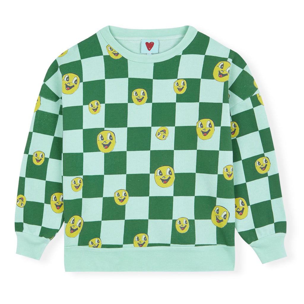 smiley chess - sweater