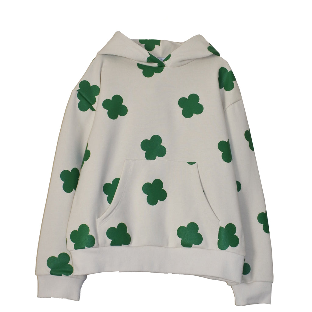 green clover hoodie - sweater