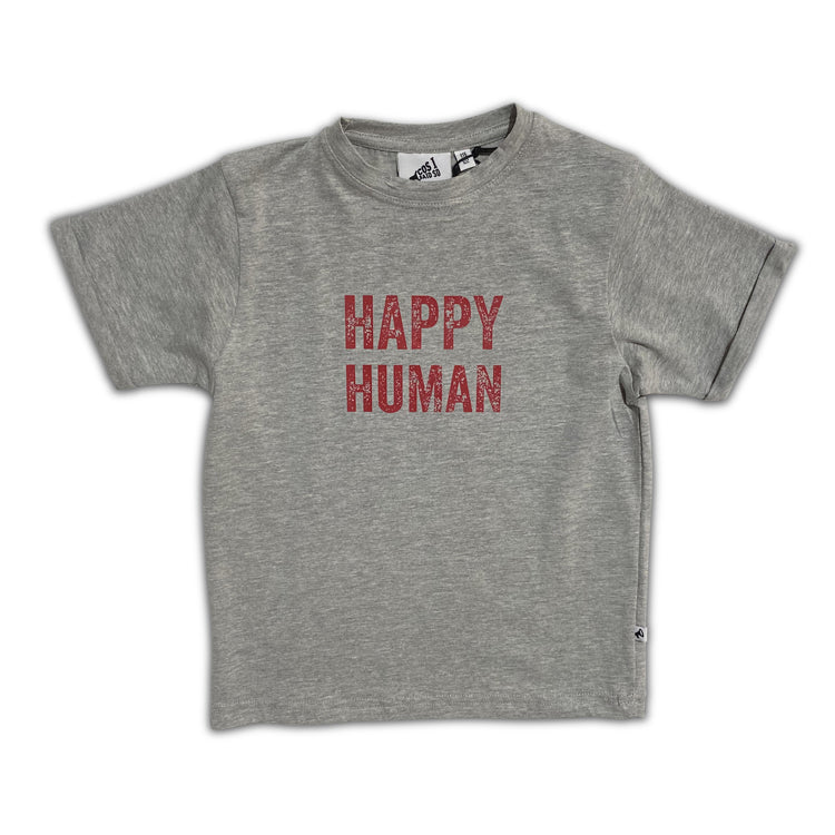 happy human grey - t-shirt